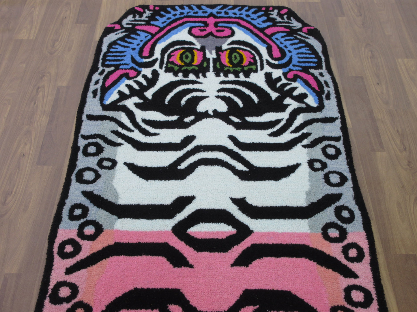 Roar Some Fun! 6'x2.6' 3-D Multi Color Tiger Rug - Perfect for Kid's Rooms