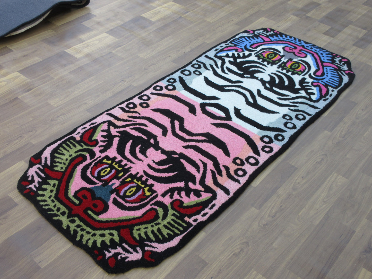 Roar Some Fun! 6'x2.6' 3-D Multi Color Tiger Rug - Perfect for Kid's Rooms