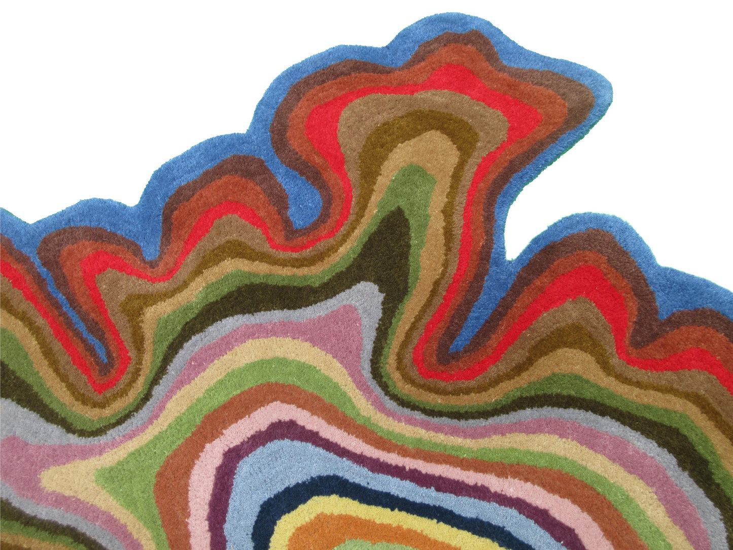 Hand-Tufted Irregular Shape Rug 4x4: Unique Style and Quality