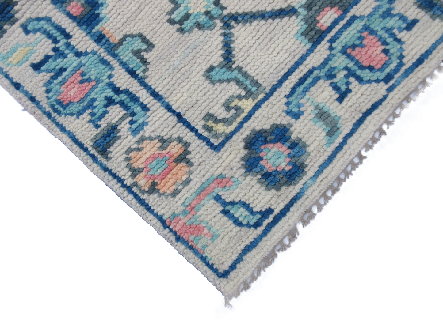 Handmade Pure Wool Runner Rug 5.11x2.8 Feet | Hand-Knotted | Floral Pattern