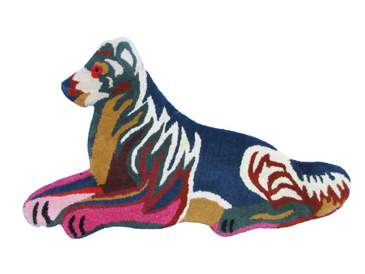 Hand-Tufted Playful Dog Area Rug! Soft & Colorful Child's Rug - (Living Room)