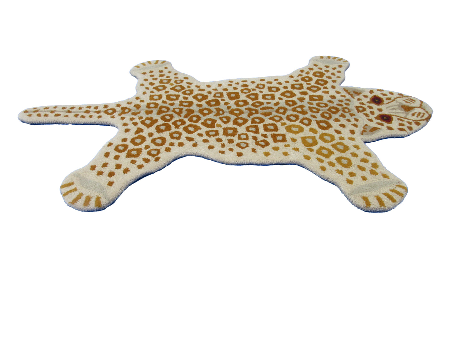 Adorable 3x5ft Hand-Tufted Leopard Rug - Fun Animal Print for Kids & Nursery